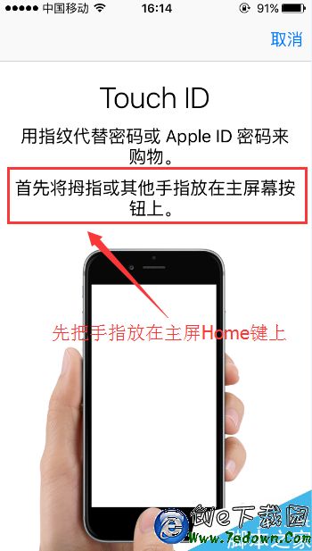 苹果手机设置指纹解锁的方法 苹果手机指纹解锁怎么设置