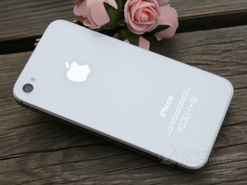 iPhone 4S 白色 背面图 
