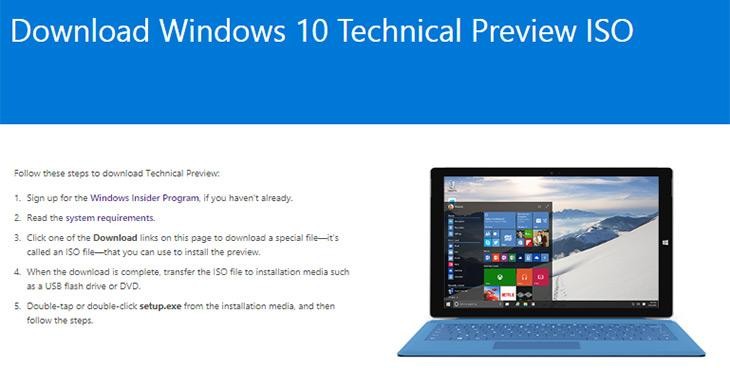 [下载]Windows 10 最新预览版已经发布 